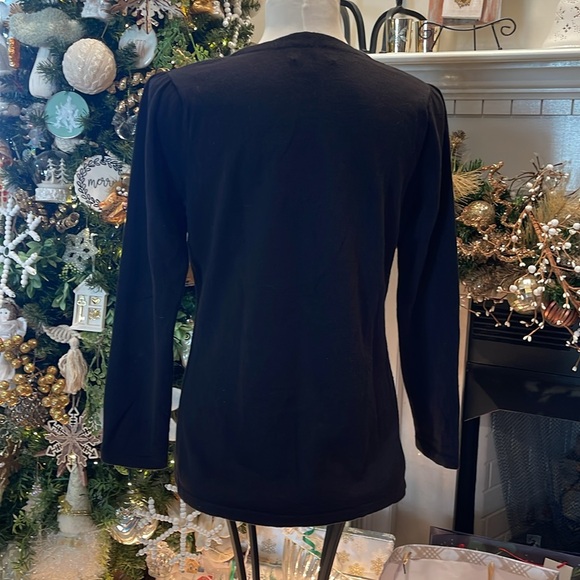 Berek 2 Santa Clause Sequined Sweater Womens Size medium - Picture 3 of 4